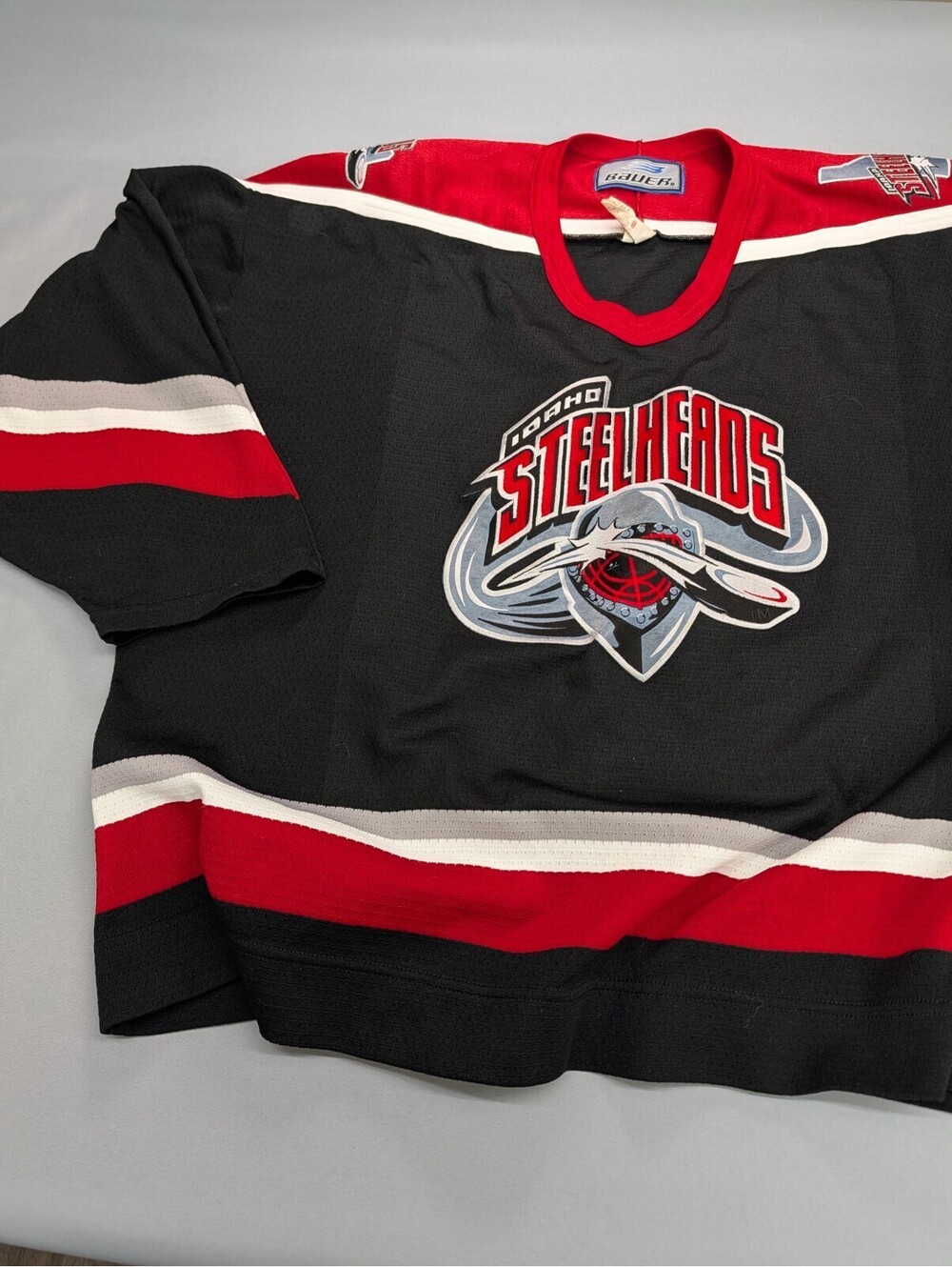 Idaho Steelheads Bauer Hockey Jersey XL Black Vintage ECHL